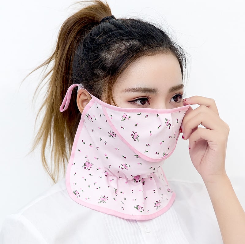 Maska u korejskom stilu, nova moda zaštite od sunca, prozračna maska s otvorenim dizajnom za vožnju biciklom na otvorenom, Ice Silk hladića maska