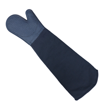 Mănuși de silicon pentru cuptor, lungi și groase, rezistente la temperaturi înalte, pentru gătit și cuptor cu microunde, protecție împotriva arsurilor