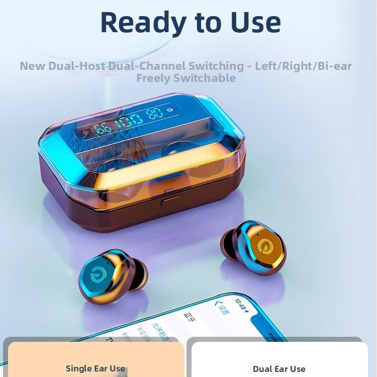 Slúchadlá Bluetooth true wireless pre šport s potlačením šumu, in-ear dizajn, dlhá výdrž batérie, model 2025