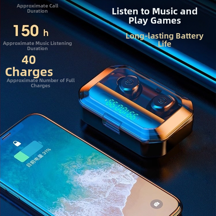 Slúchadlá Bluetooth true wireless pre šport s potlačením šumu, in-ear dizajn, dlhá výdrž batérie, model 2025