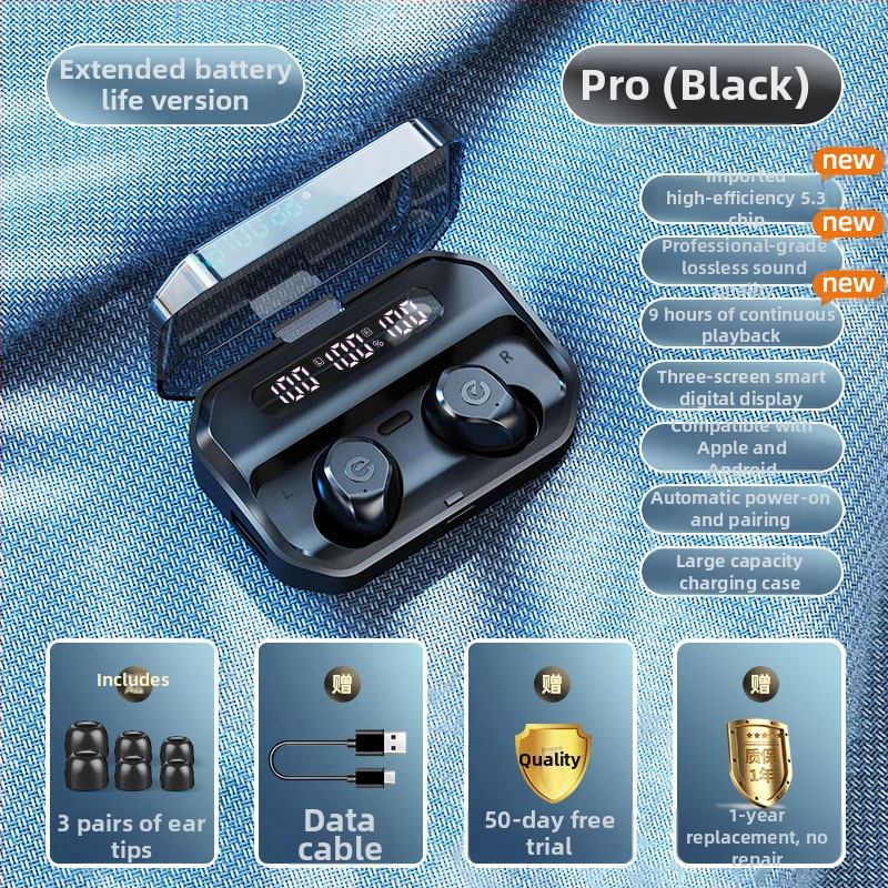 Slúchadlá Bluetooth true wireless pre šport s potlačením šumu, in-ear dizajn, dlhá výdrž batérie, model 2025