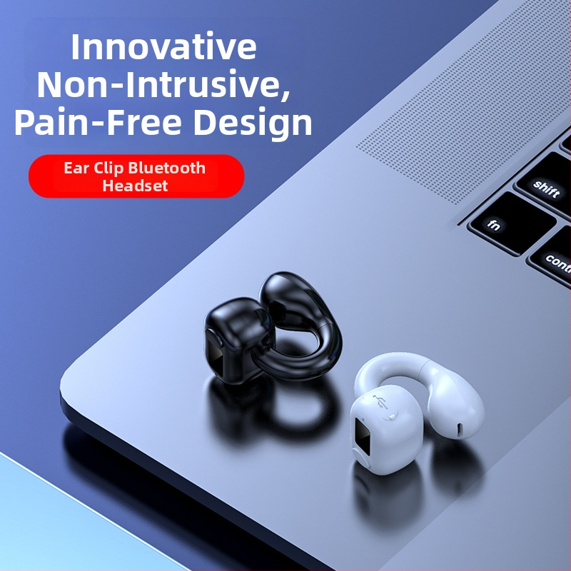 M10 Bluetooth slúchadlo s klipom na ucho – jedno ucho, nie vo vnútri ucha, Bluetooth 5.0, pre šport a biznis