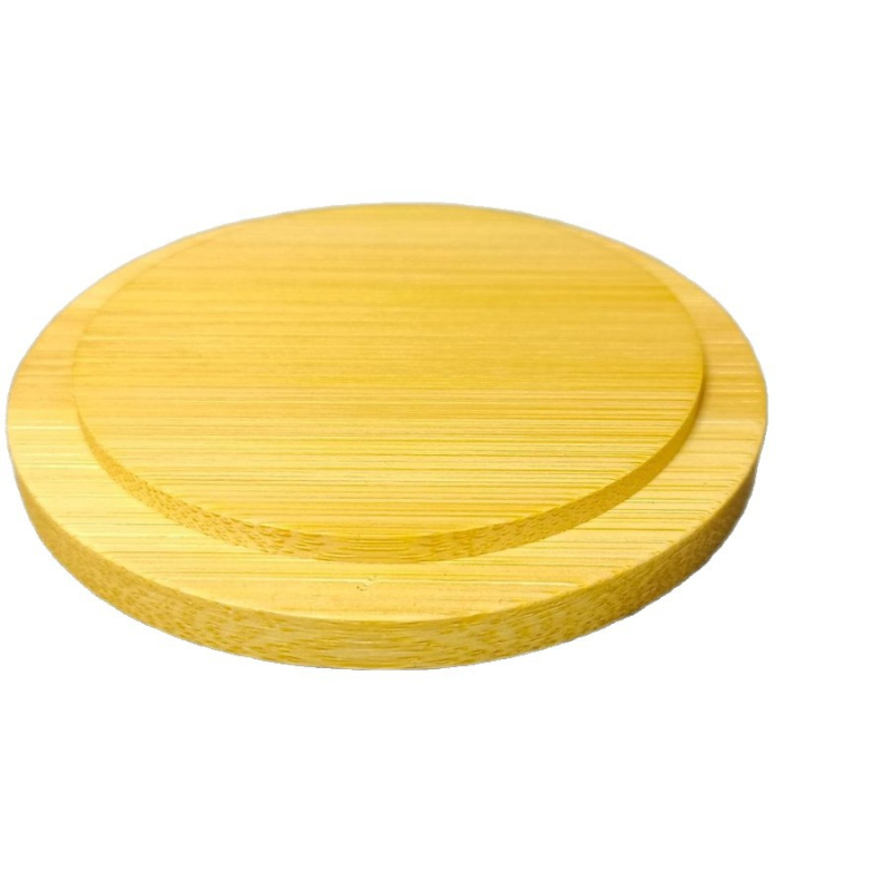Capac universal pentru sticle din sticlă și cești, capac din lemn pentru ceașcă, accesoriu circular pentru apă, capac din bambus pentru ceai