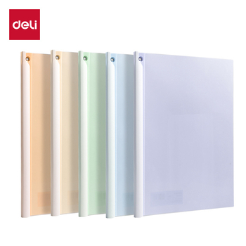 Deli set de 5 clipuri cu manetă rotativă pentru hârtie A4, manetă îngroșată – dosar de birou