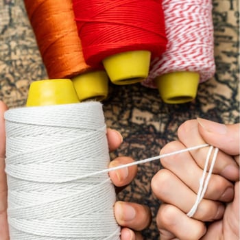 Șnur de bumbac de calitate alimentară pentru legarea alimentelor și textilelor