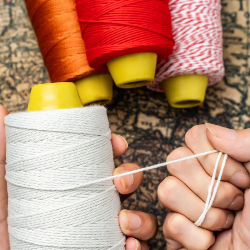 Șnur de bumbac de calitate alimentară pentru legarea alimentelor și textilelor