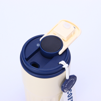 Ceașcă de cafea cu afișaj inteligent al temperaturii, din oțel inoxidabil 304, izolație, portabilă pentru exterior și mașină