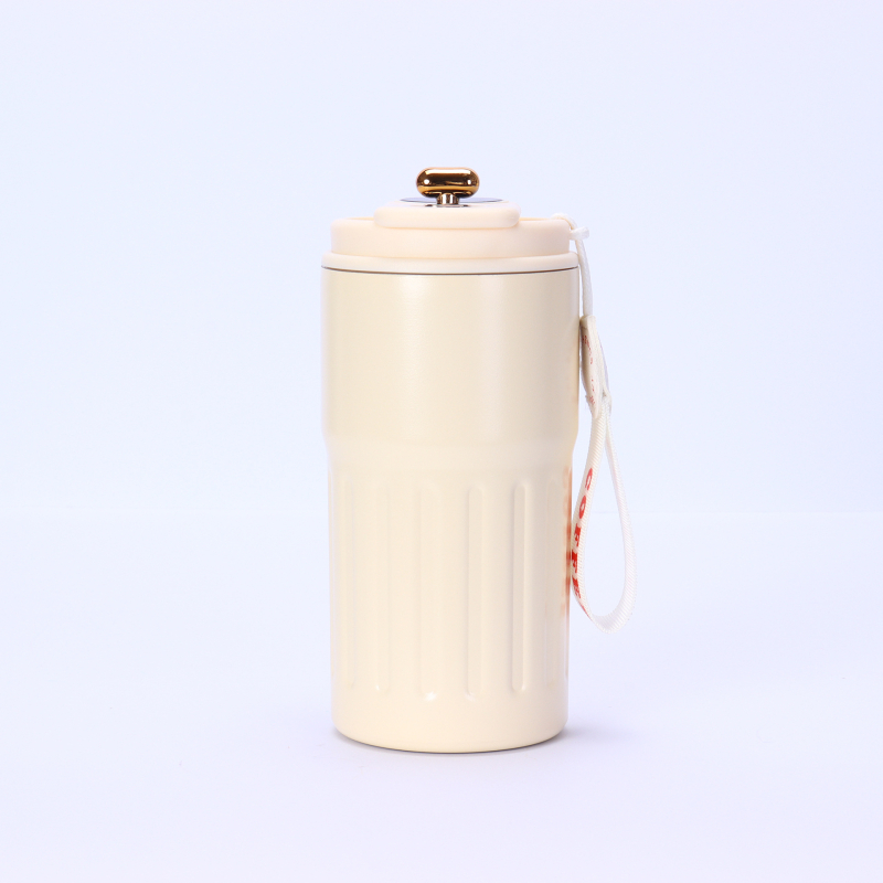 Ceașcă de cafea cu afișaj inteligent al temperaturii, din oțel inoxidabil 304, izolație, portabilă pentru exterior și mașină