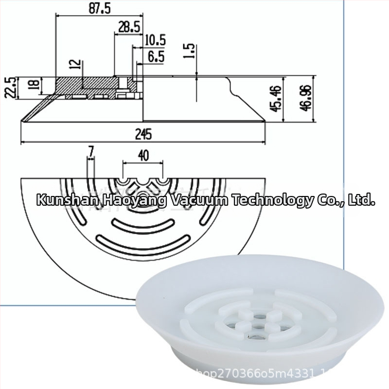 Miaode ťažká vákuová sacia miska PF/PFG-120/150/200/250 pre priemyselné manipulátory, pneumatické príslušenstvo