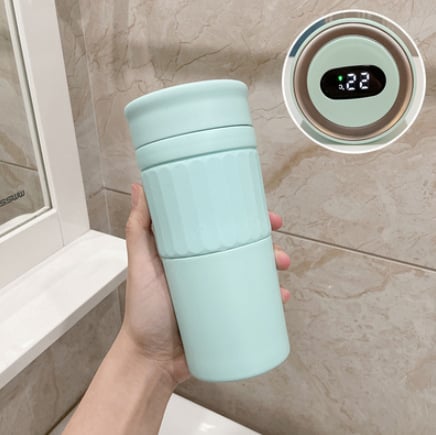 Termos din oțel inoxidabil 316 cu separare ceai-apă, cană de birou portabilă cu control inteligent al temperaturii