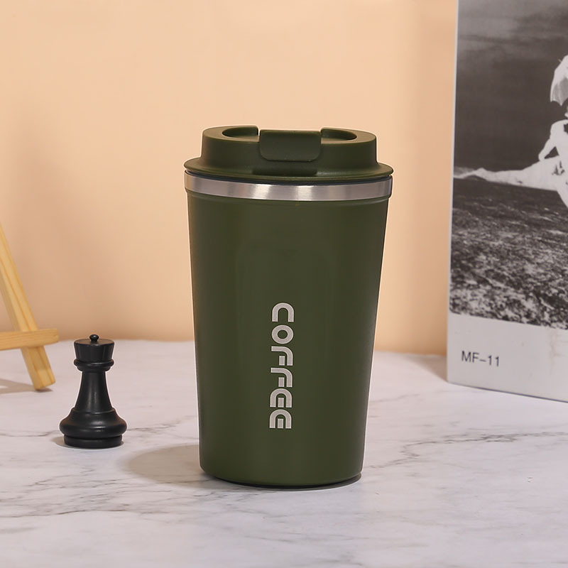 Termos cafea din oțel inoxidabil 304, izolație, portabil pentru mașină, capac cu închidere, utilizare în aer liber