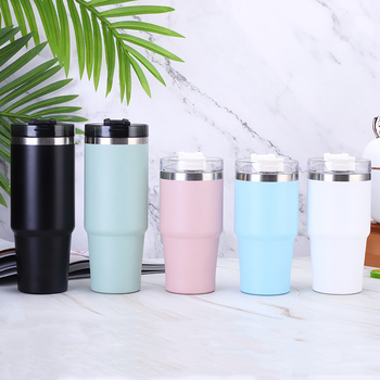 Termos cafea pentru mașină, gură largă — izolat din oțel inoxidabil (interior 304, exterior 201), 6–12 ore