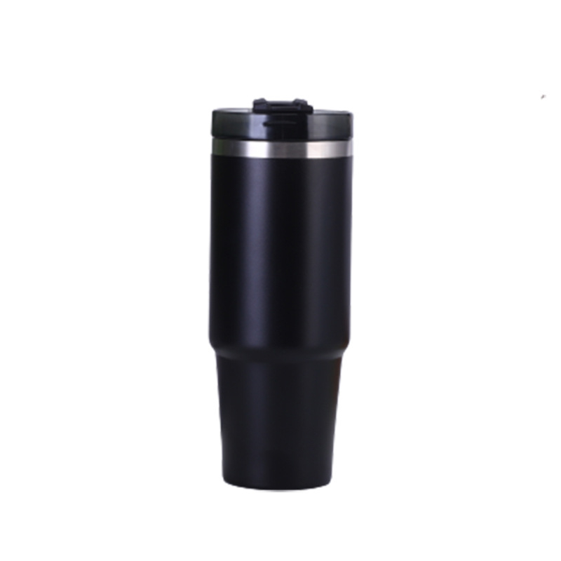 Termos cafea pentru mașină, gură largă — izolat din oțel inoxidabil (interior 304, exterior 201), 6–12 ore