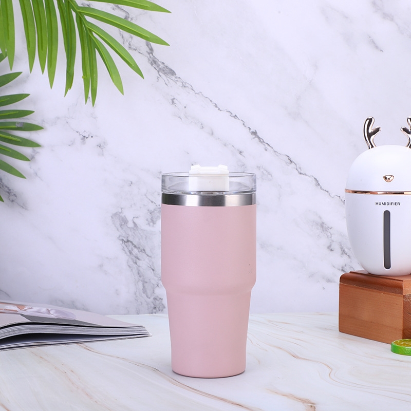 Termos cafea pentru mașină, gură largă — izolat din oțel inoxidabil (interior 304, exterior 201), 6–12 ore