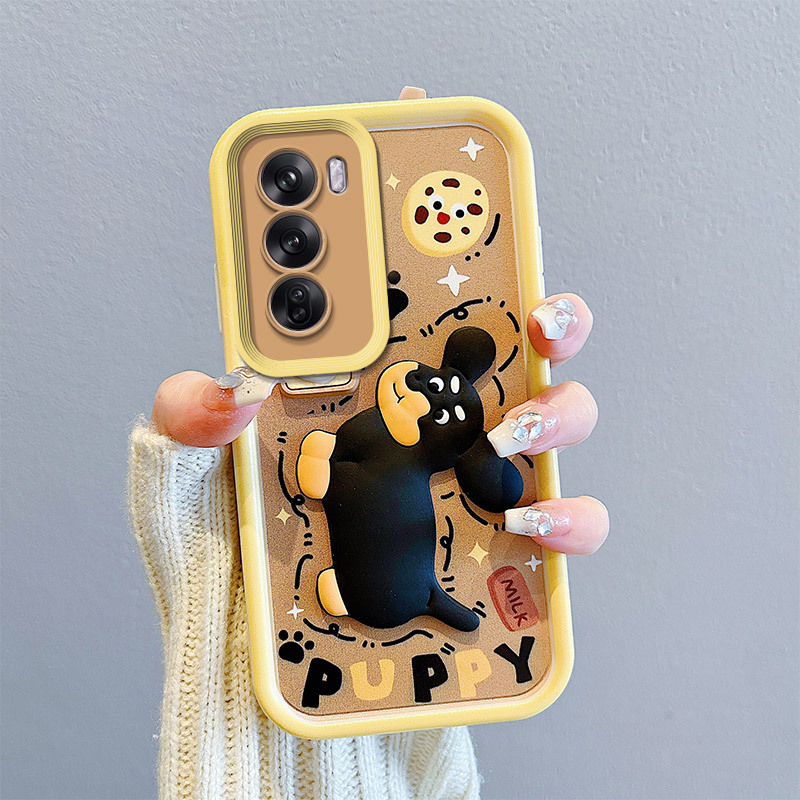 OPPO Reno13Pro, 12Pro i 8Pro maska s karikaturalnim likom, TPU, zaštita od ruba do ruba