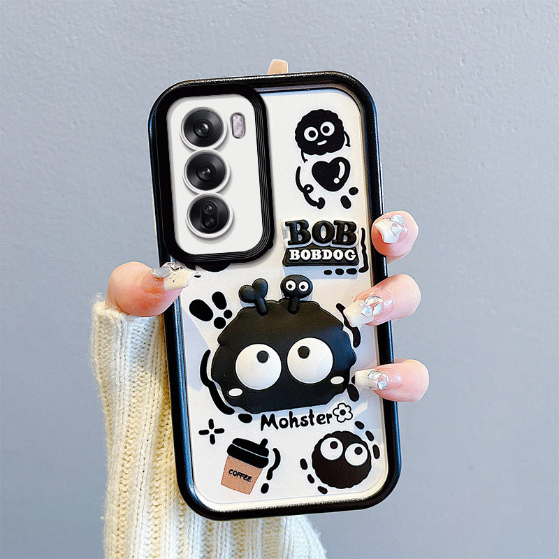 OPPO Reno13Pro, 12Pro i 8Pro maska s karikaturalnim likom, TPU, zaštita od ruba do ruba