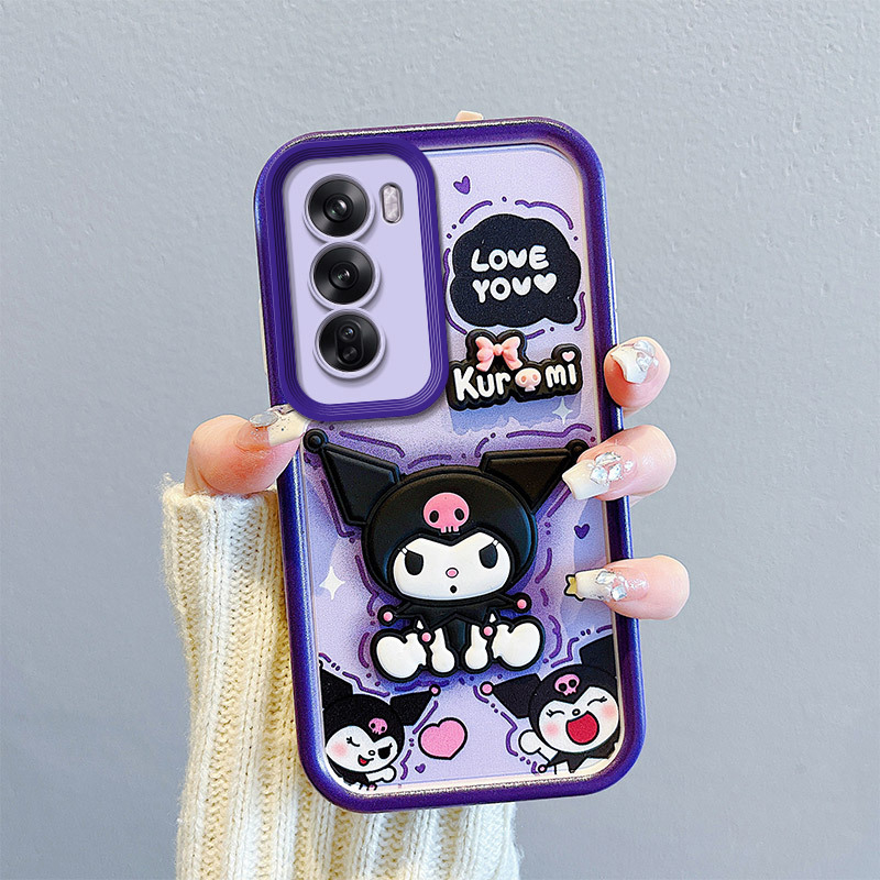 OPPO Reno13Pro, 12Pro i 8Pro maska s karikaturalnim likom, TPU, zaštita od ruba do ruba