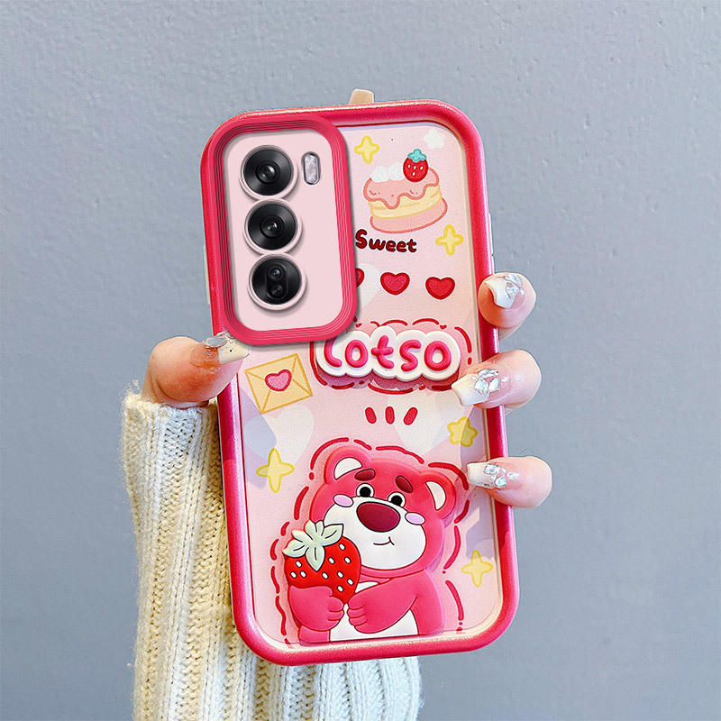 OPPO Reno13Pro, 12Pro i 8Pro maska s karikaturalnim likom, TPU, zaštita od ruba do ruba