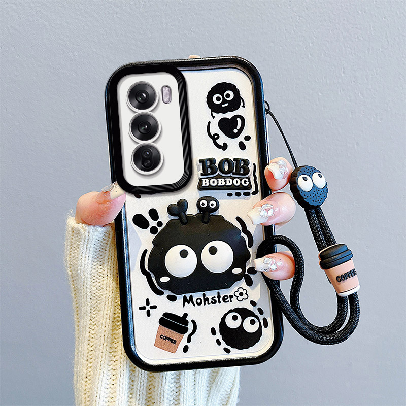 OPPO Reno13Pro, 12Pro i 8Pro maska s karikaturalnim likom, TPU, zaštita od ruba do ruba