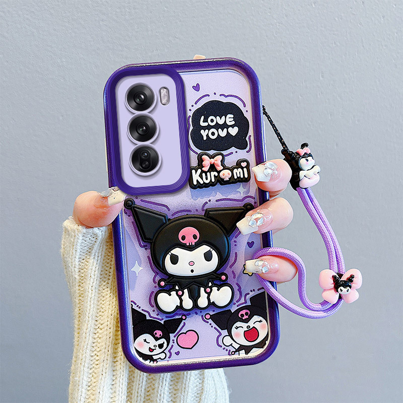OPPO Reno13Pro, 12Pro i 8Pro maska s karikaturalnim likom, TPU, zaštita od ruba do ruba