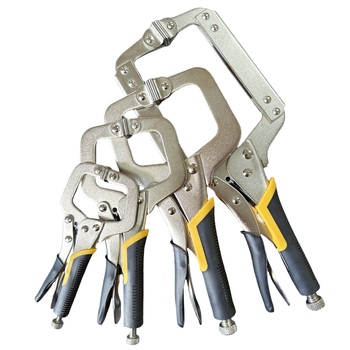 Xingbo Clește de tip C, grele, universal, din oțel-carbon, forjat cu precizie, 6–24 inch, clemă în formă de G