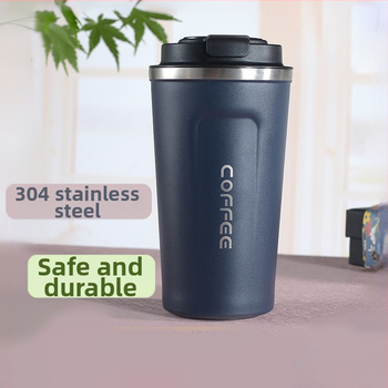 Cană de birou cu afișaj de temperatură, din oțel inoxidabil 304, design minimalist, izolație, posibilitate personalizare cu logo