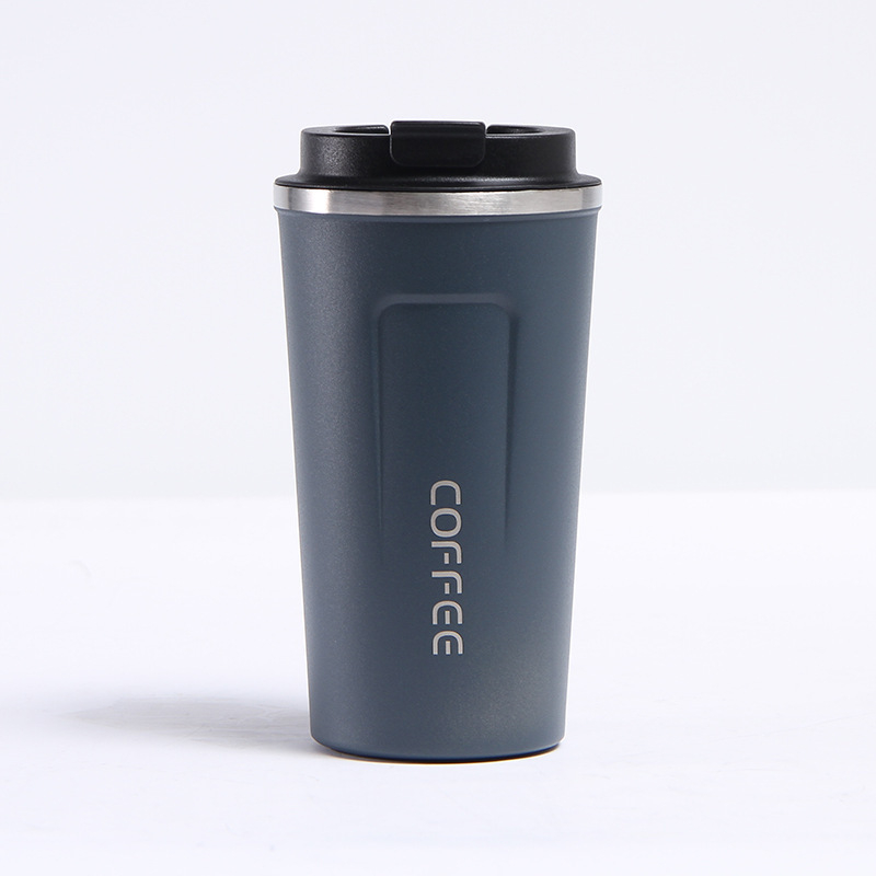 Cană de birou cu afișaj de temperatură, din oțel inoxidabil 304, design minimalist, izolație, posibilitate personalizare cu logo