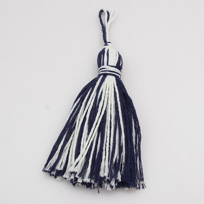 Ciucure din bumbac reciclat, lucrat manual, decor pentru perdele și textile de casă, 10 cm lungime