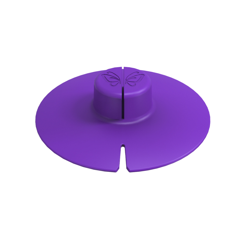Capac de cești din silicon alimentar, universal pentru cești ceramice, suport pentru pliculete de ceai și infuzor, roz