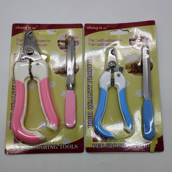 Set pentru unghii animale LED, pentru pisici și câini, cu pilă, în ambalaj din carton, modele variate