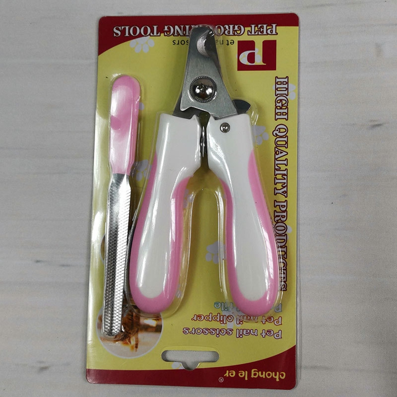 Set pentru unghii animale LED, pentru pisici și câini, cu pilă, în ambalaj din carton, modele variate