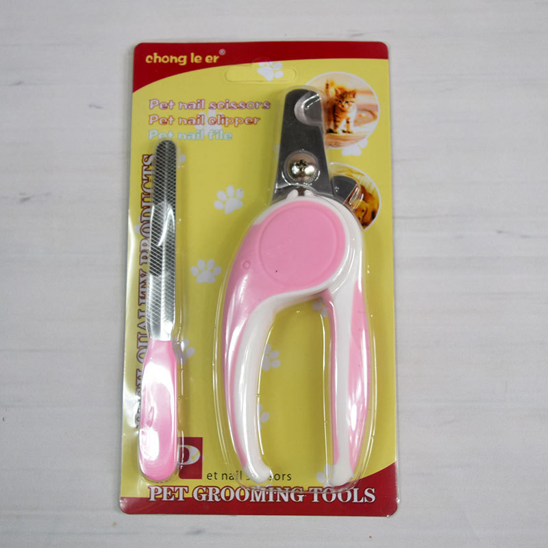 Set pentru unghii animale LED, pentru pisici și câini, cu pilă, în ambalaj din carton, modele variate