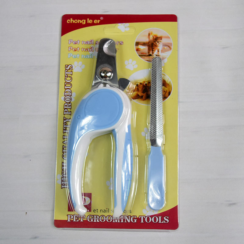 Set pentru unghii animale LED, pentru pisici și câini, cu pilă, în ambalaj din carton, modele variate