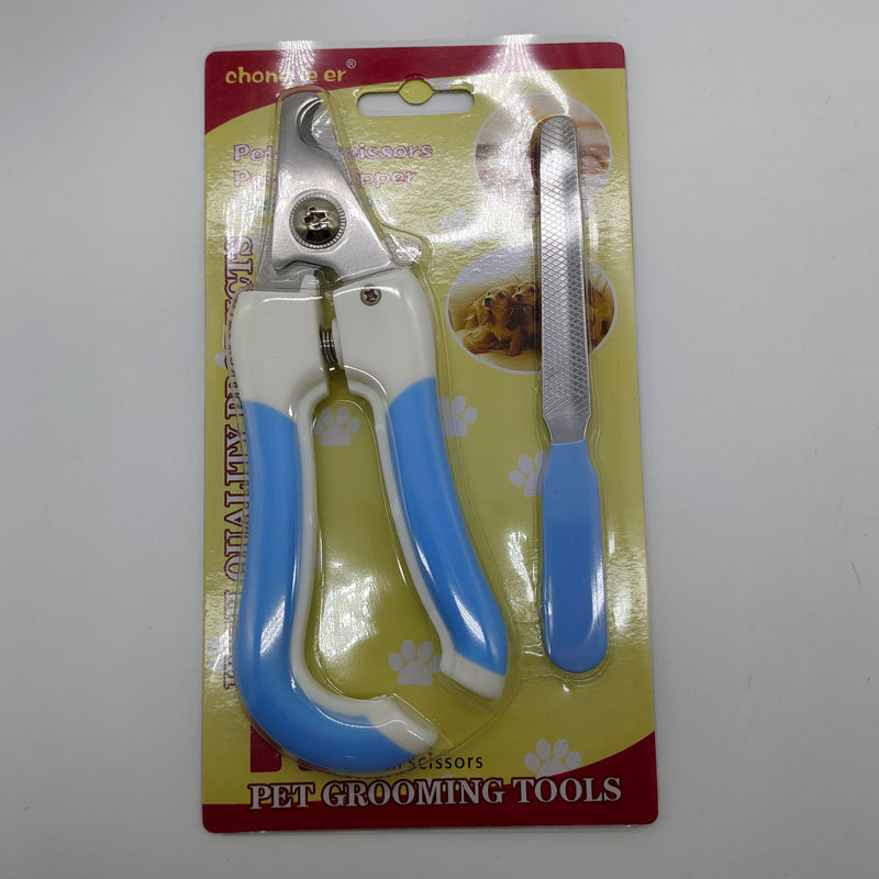 Set pentru unghii animale LED, pentru pisici și câini, cu pilă, în ambalaj din carton, modele variate