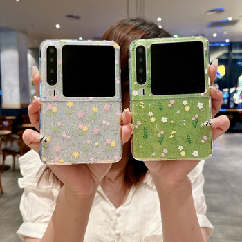 Kućište za Huawei PuraX sklapanje – ljubičasti ombre dizajn zečića, Pocket2, MIXFlip, lagani luksuz