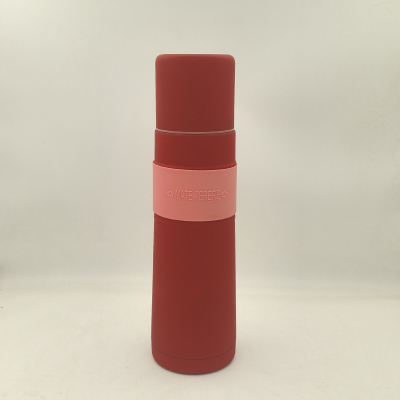Cană termică din oțel inoxidabil cu pereți dubli, capacitate 1000 ml, interior 304, exterior 201
