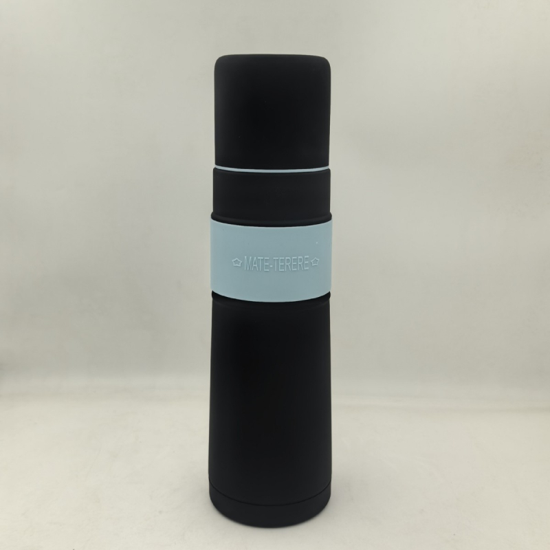 Cană termică din oțel inoxidabil cu pereți dubli, capacitate 1000 ml, interior 304, exterior 201
