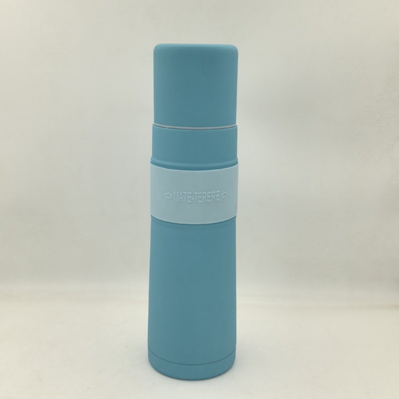 Cană termică din oțel inoxidabil cu pereți dubli, capacitate 1000 ml, interior 304, exterior 201