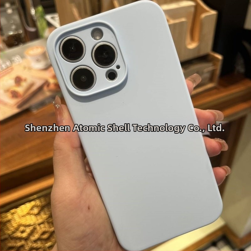 Kryt z tekutého silikónu pre iPhone 16/17 s logom, plné pokrytie, jednobarevný dizajn, dojem kože