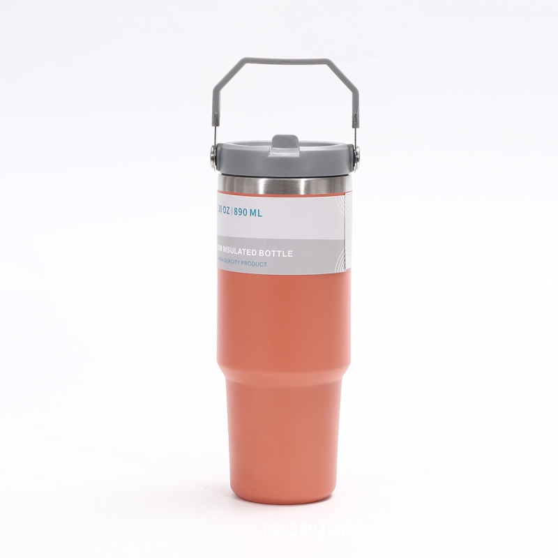 Cana termoizolată din oțel inoxidabil 304, 30oz, capacitate mare, pentru mașină și exterior