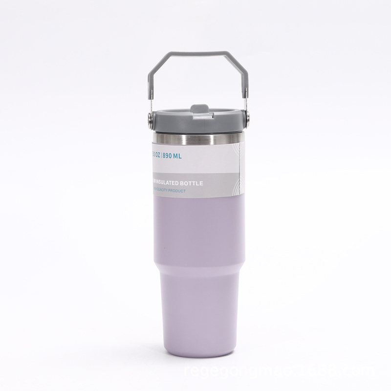 Cana termoizolată din oțel inoxidabil 304, 30oz, capacitate mare, pentru mașină și exterior