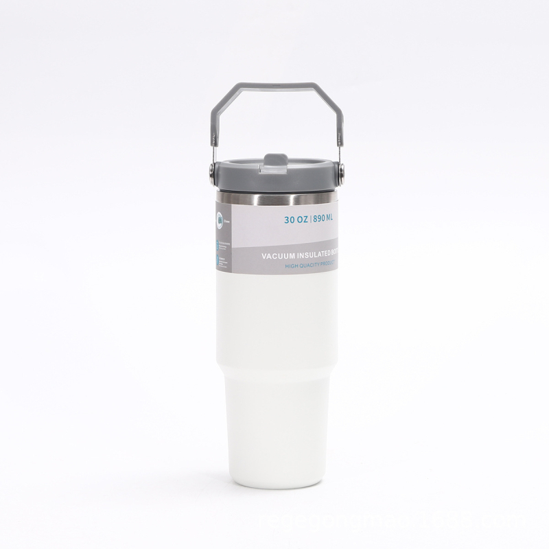 Cana termoizolată din oțel inoxidabil 304, 30oz, capacitate mare, pentru mașină și exterior