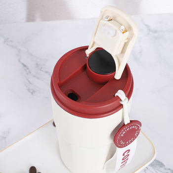 Ceașcă de cafea cu afișaj inteligent al temperaturii, din oțel inoxidabil 316, portabilă pentru mașină, cu logo personalizat