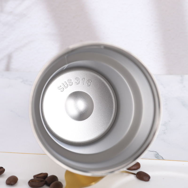 Ceașcă de cafea cu afișaj inteligent al temperaturii, din oțel inoxidabil 316, portabilă pentru mașină, cu logo personalizat
