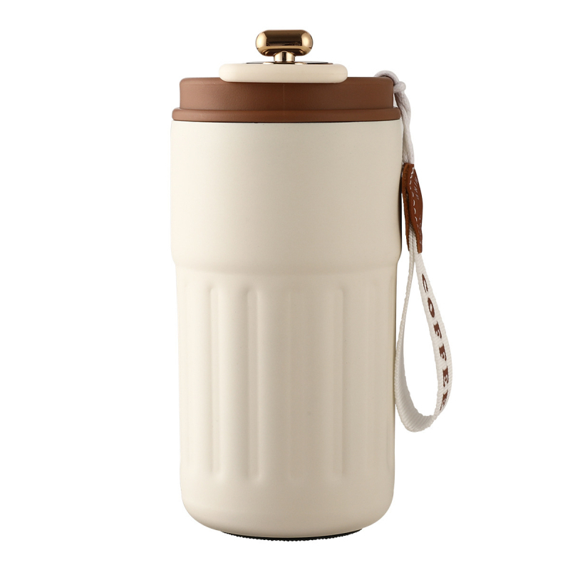 Ceașcă de cafea cu afișaj inteligent al temperaturii, din oțel inoxidabil 316, portabilă pentru mașină, cu logo personalizat