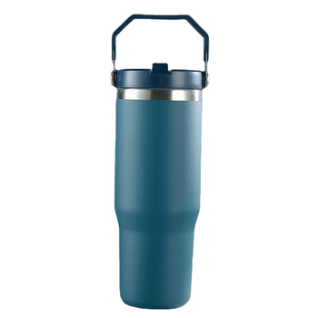 Cană izolată de cafea din oțel inoxidabil 304, 30oz, cu mâner, pentru acasă și mașină