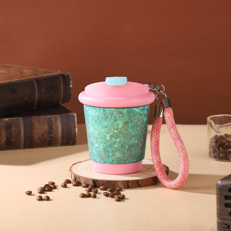 2026 Noul model din titan pur, cană de cafea izolată, fără acoperire, portabilă