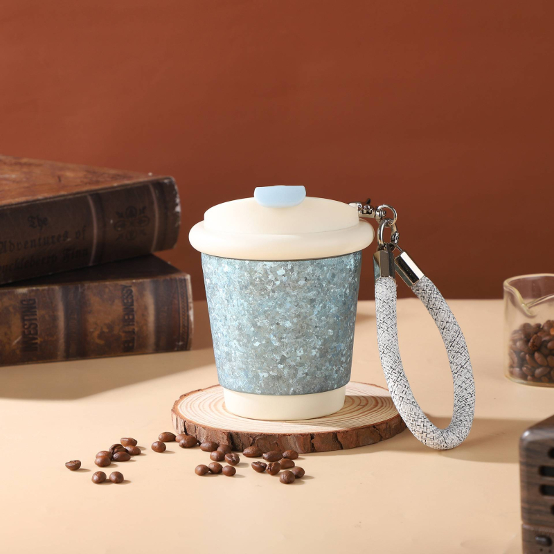 2026 Noul model din titan pur, cană de cafea izolată, fără acoperire, portabilă