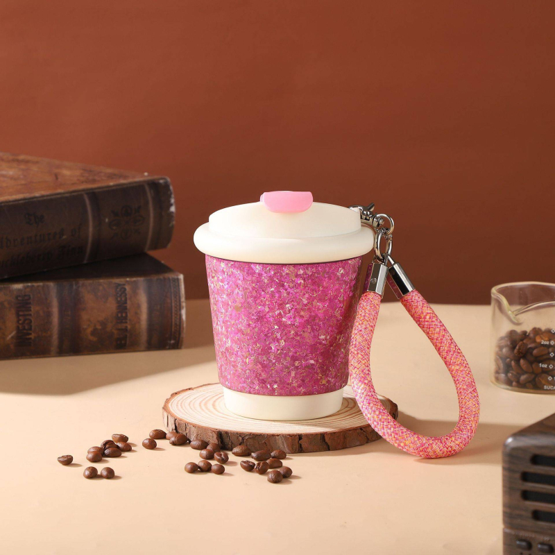 2026 Noul model din titan pur, cană de cafea izolată, fără acoperire, portabilă
