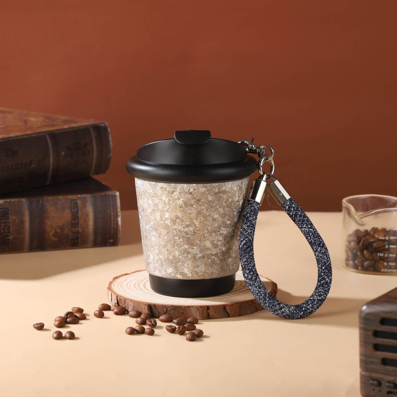 2026 Noul model din titan pur, cană de cafea izolată, fără acoperire, portabilă